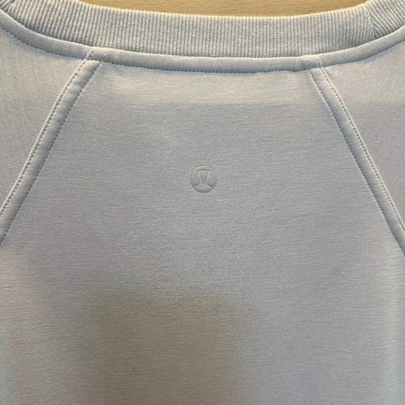 Lululemon Softstreme Ribbed Hem Pullover- Size 12 Faint Lavender - Picture 4 of 5